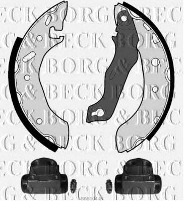 BORG & BECK bbs1044k -  Комплект тормозных колодок